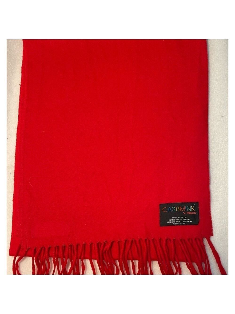 Cashmink Scarf in Bold Red